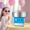 VEVOR Electric Cotton Candy Machine, 1000W Commercial Candy Floss Maker with 20.5 in Stainless Steel Bowl, Sugar Scoop, and Drawer, Blue - 2 of 4
