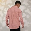 Campus Sutra Men Men's Blush Pink Cubic-Textured Oversized Shirt - 4 of 4