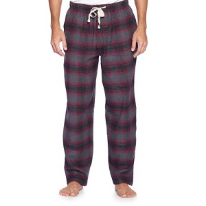 Ashford & Brooks Mens Super Soft Flannel Plaid Pajama Sleep Pants - 1 of 4