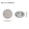 Unique Bargains Round Metal Sewing Cloth Covered Button 10 Pcs - 2 of 4