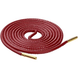 INSPIRE CHIC PU Leather Round Shoe Laces for Sneakers Boots 1 Pair - 1 of 4