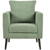 CAVINAS Accent Chairs for Bedroom, Modern Upholstered Armchair, Mid Century Fabric Lounge Chair, Comfortable Reading Chair with Wood Legs - 4 of 4