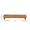 Wood Trough Storage Tray - Foreside Home & Garden - 4 of 4