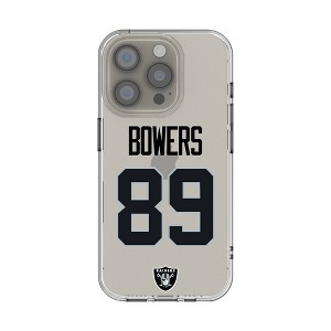 NFL Las Vegas Raiders Players Game Tactic Clear Cell Phone Case for Apple iPhone - 1 of 4