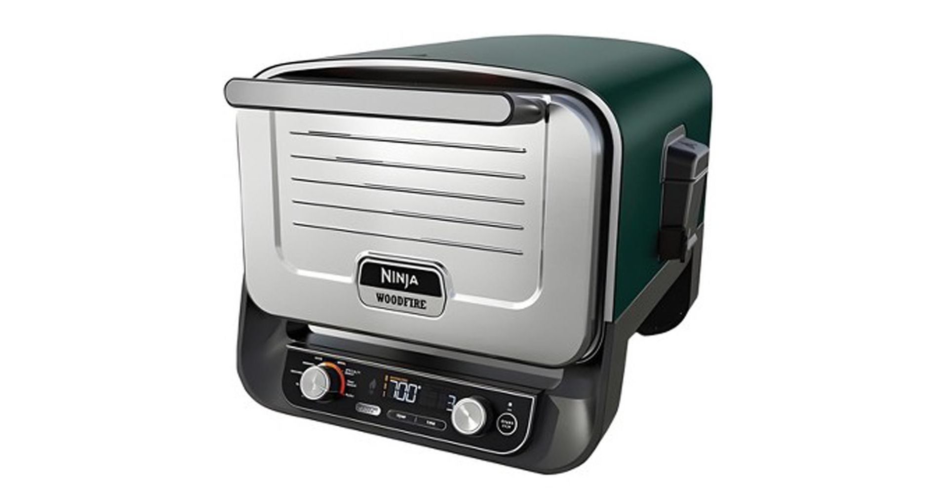 Ninja Woodfire 8-in-1 Outdoor Smoker & Pizza Oven with 5 Pizza Settings – Green