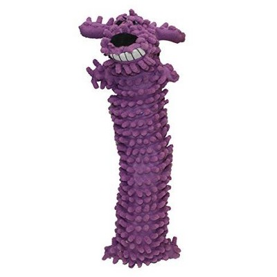 Multipet Loofa Floppy Plush Dog Toy Purple