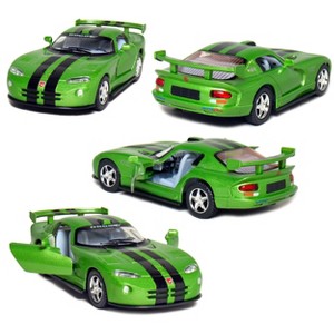 KiNSMART - Dodge Viper GTR-S 1:36 Scale 5" Die Cast Metal Model Toy Super Sports Race Car (Green) - 1 of 4