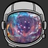 Men's Design By Humans Space Helmet By JOlorful T-Shirt - 2 of 4