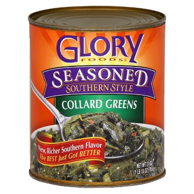 Glory Gluten Free Foods Seasoned Southern Style Collard Greens 27oz