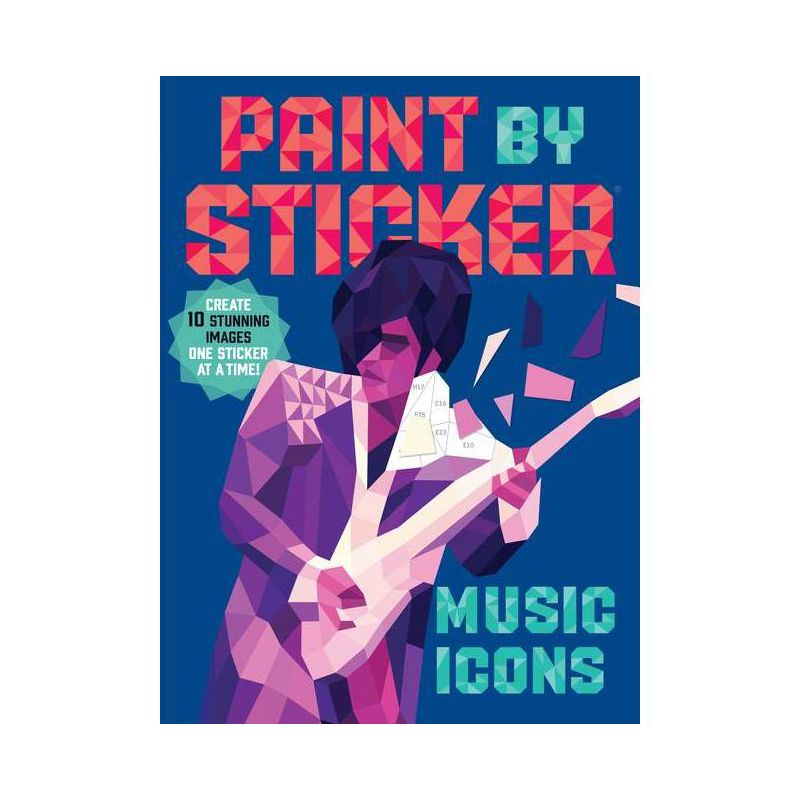 Paint by Sticker : Music Icons: Re-create 12 Iconic Photographs One Sticker at a Time! (Paperback) (Workman Publishing), 1 of 2