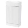 TUYOHW Bathroom Vanity with Sink, Bathroom Vanity Cabinet with Two-tier Shelf, Left or Right Orientation - 2 of 4