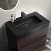 NicBex Bathroom Vanity with Sink Basin,Bathroom Sink Vanity with Storage Space,24/30/36 inch Bathroom Sink Cabinet without Drain,Walnut/Gray - 4 of 4