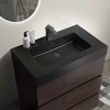 NicBex Bathroom Vanity with Sink Basin,Bathroom Sink Vanity with Storage Space,24/30/36 inch Bathroom Sink Cabinet without Drain,Walnut/Gray - image 4 of 4