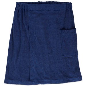 DII Nautical Blue Shower Wrap Mens - 1 of 4