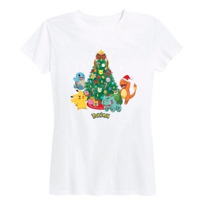 Women's - Pokémon - Holiday Designs Short Sleeve Graphic T-Shirt - 1 of 4