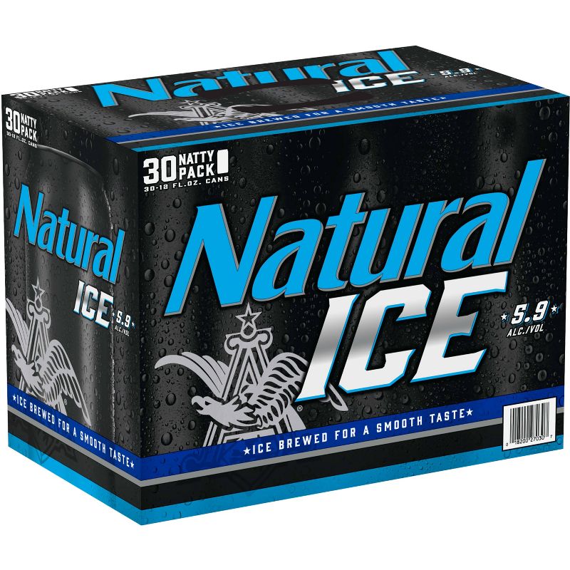 Natural Ice Beer - 30pk/12 fl oz Cans, 3 of 7