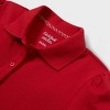 Girls' Short Sleeve Interlock Uniform Polo Shirt - Cat & Jack™ - 3 of 3