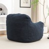 PAGED 39.4" Ergonomic Bean Bag Chair with Armrests, Classic Lazy Sofa with Memory Foam, Comfy Chair for Adults and Kids in Living Room - 2 of 4