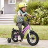 Costway 12"/14"/16"/18" Kids Bike for 3-4 Years Old Boys & Girls with Adjustable Seat Handbrake Reflectors Blue/Purple/Red - 2 of 4