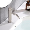 SUMERAIN Lead-free Stainless Steel SUS304 Bathroom Sink Faucet, Brushed Nickel Lavatory Basin Faucet - 4 of 4