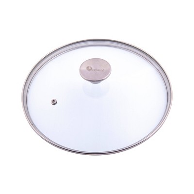 Victoria Glass Lid with Stainless Steel Knob for 8&#34; Skillet