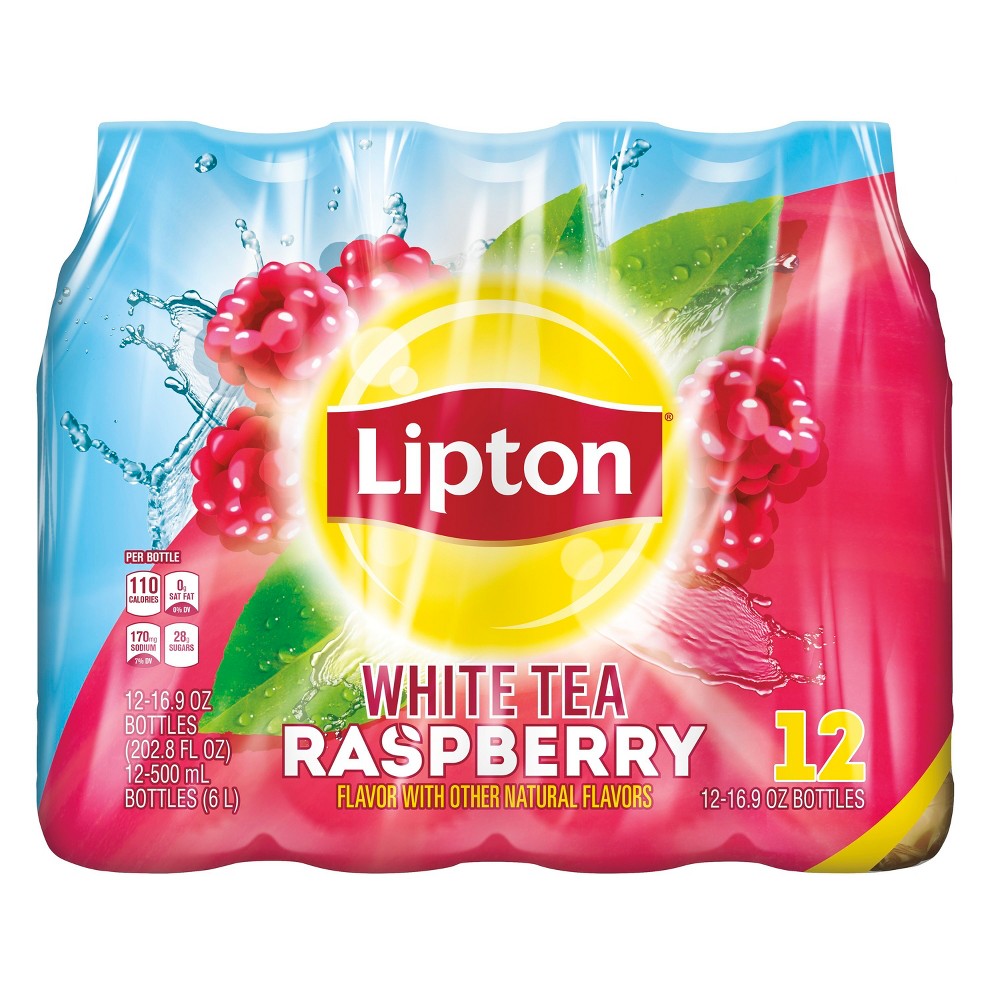 UPC 012000022241 (24 Count) Lipton Iced Tea, Raspberry White Tea, 16.