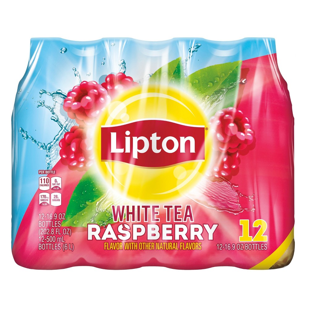 UPC 012000022241 product image for Lipton Raspberry White Tea - 12pk/16.9 fl oz Bottles | upcitemdb.com