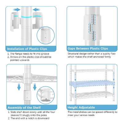 Heavy Duty White Rolling Garment Rack with Grey Cover