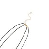 SOHI Women's Onyx Black Bar Charm Multi-Layer Necklace - 4 of 4