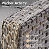 XIZZI OUTDOOR SWIVEL ROCKER SETS: 3-PC Rocker + Modular Sofa & Fire Pit Options - All-Weather Fabric, 8 Color Choices for Patio, Garden, Poolside - 3 of 4