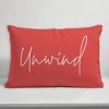 Creative Products Unwind Script Coral 14x20 Indoor / Outdoor Pillow - 4 of 4