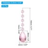 Unique Bargains Hanging Ornament DIY Craft Teardrop Crystal Chandelier Pendant Beads 5.71" x 1.5" 10 Pcs - 2 of 4