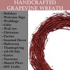 Kraft Lane: 18" Painted Grapevine Wreath - Glitter Red - DIY Craft Projects - 3 of 4