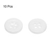 Unique Bargains Resin Craft DIY Round Flat 4-Hole Replacement Sewing Buttons 10 Pcs - 3 of 4