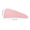 Unique Bargains Water-absorbent Wave Pattern Hair Towel 1 Pc - 2 of 4