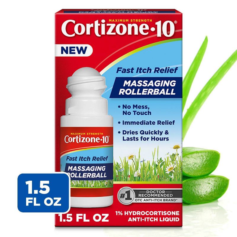 Cortizone-10 Itch Relief Massaging Rollerball - 1.5 fl oz, 1 of 9