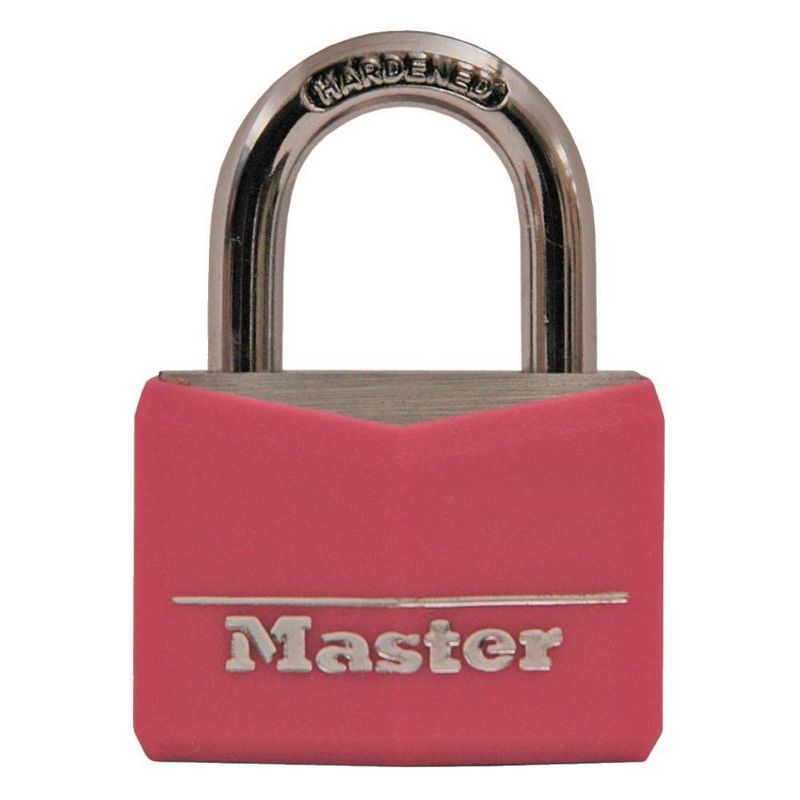 Master Lock 40mm Keyed Lock Pink, 1 of 7