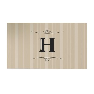Personalization Mall Elegant Monogram Doormat, 20" x 35" - 1 of 1
