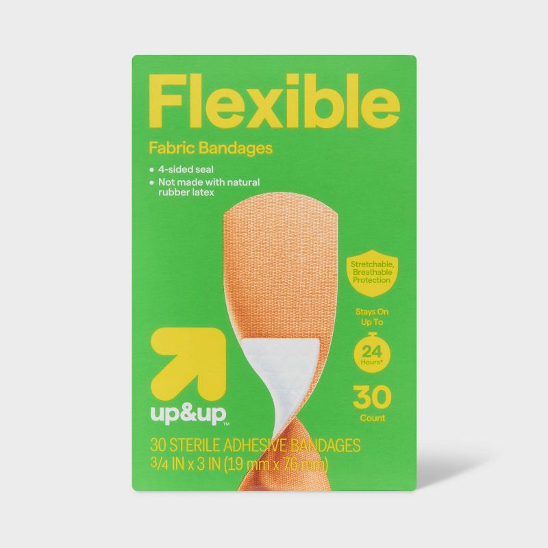 Flexible Fabric Bandages - 30ct - up &#38; up&#8482;, 1 of 4