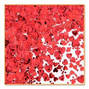 Beistle Red Hearts Confetti,, 4 bags of .5 oz each (4/Pkg) Multicolored - 1 of 1