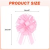 Unique Bargains Large Big Pull Bow Glitter Gift Wrapping Ribbon for Wedding 10 Pcs - 2 of 4