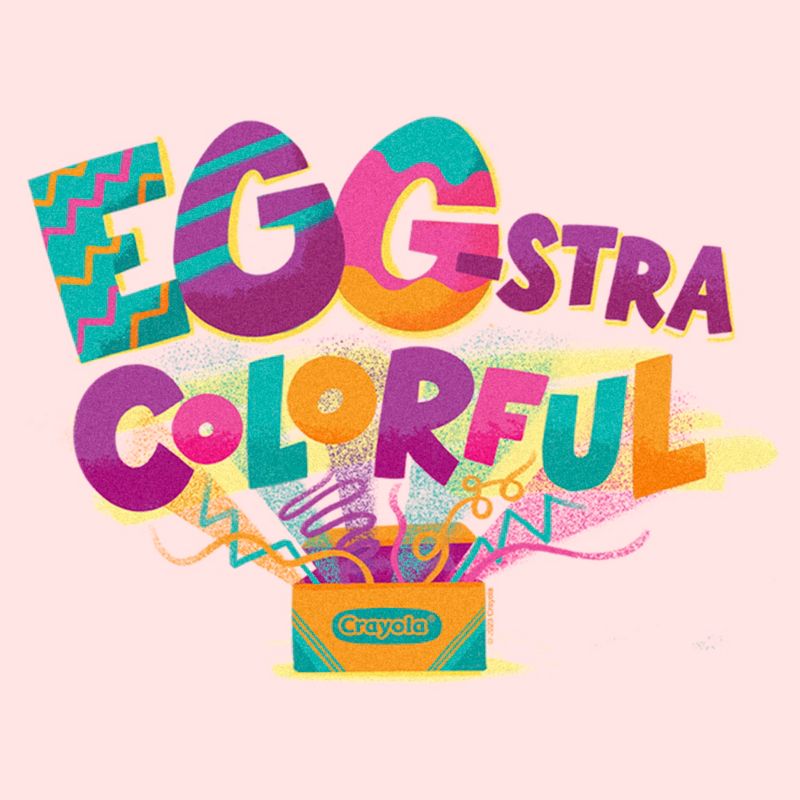 Toddler's Crayola Egg-Stra Colorful  T-Shirt - Light Pink - 5T, 2 of 4