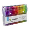 KINGART Gel Pens, Soft Grip, 80 Glitter Colors - 2 of 4