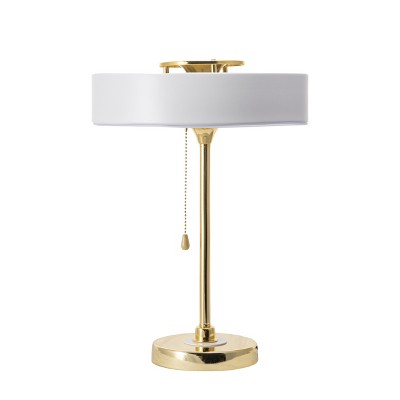 nuLOOM Sonoma 17" Iron Table Lamp Lighting - Brass 16.15" H x 11.82" W x 11.82" D