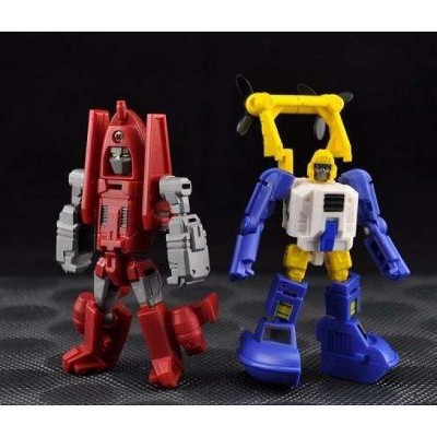 Bomber and Hover Set of 2 | MakeToys Microbot Series Action figures