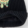 Kids' Skull Patch Beanie Hat - art class™ Black - 3 of 3