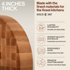 John Boos Boos Block CCB Series Large Reversible Wood Chopping Board, 2.25-Inch Thickness, 18" x 18" x 2 1/4", Maple - 3 of 4