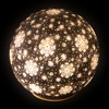 Northlight LED Lighted Snowflakes Glass Globe Christmas Decoration - 6" - White - 3 of 4