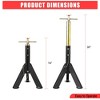 3-Ton (6000lbs) RV Stabilizer Jacks - Telescopic 16"-30" Adjustable Support Stands - 3 of 4