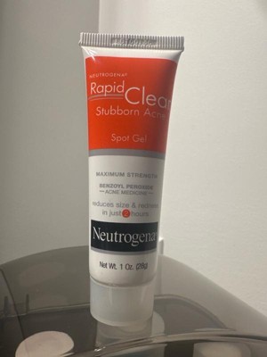 Neutrogena Rapid Clear Stubborn Acne Spot Treatment Gel With Maximum  Strength For Acne Prone Skin - 1 Oz : Target